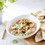 Baba Ganoush met flatbread