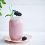 Braambessen-frambozensmoothie