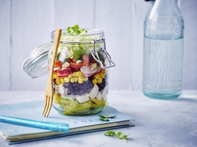 Salad in a jar