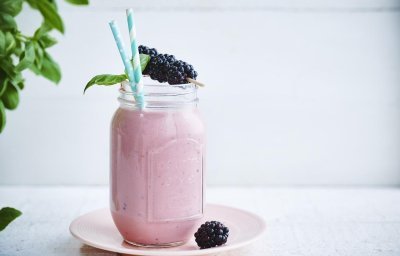 Braambessen-frambozensmoothie