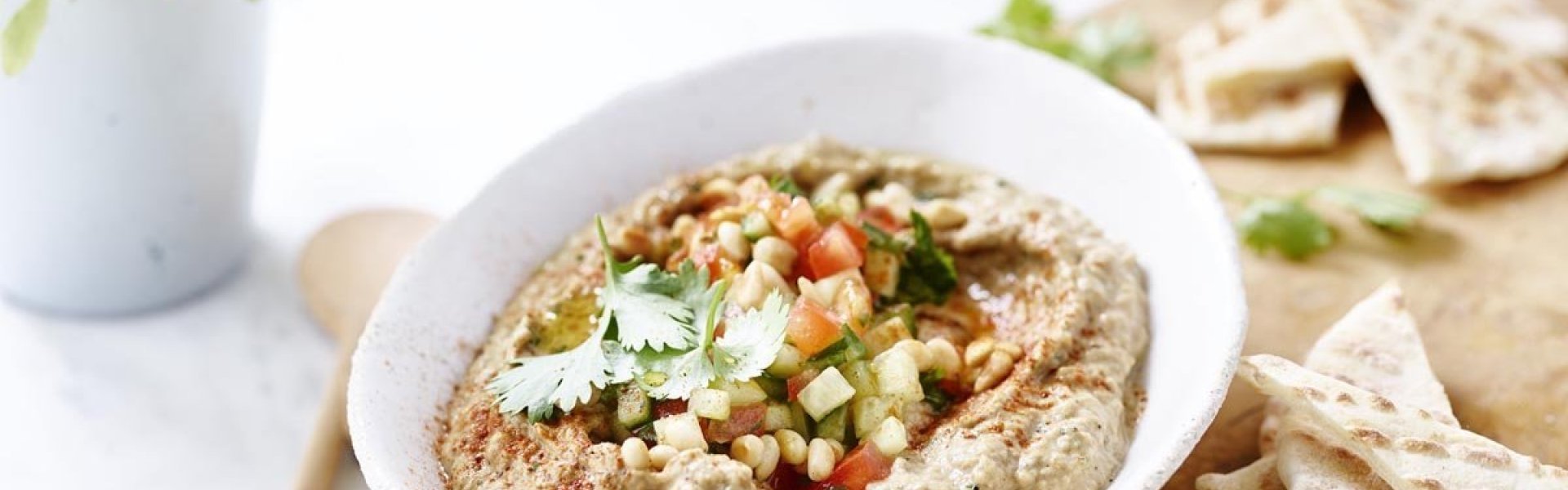 Baba Ganoush met flatbread